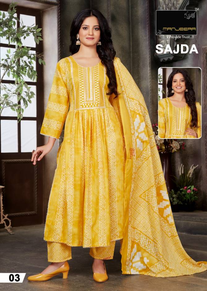 Sajda By Manjeera Designer Salwar Suits Catalog